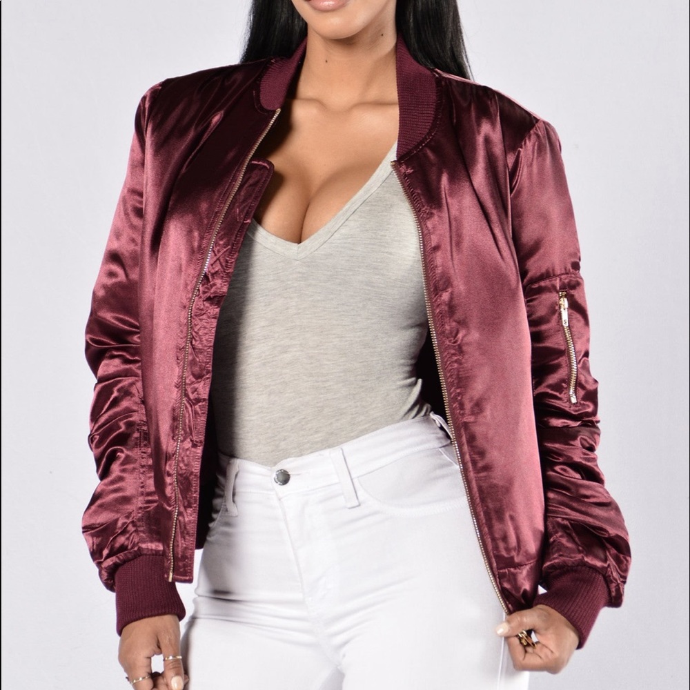 MAGENTA BOMBER JACKET 😈
